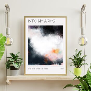 Nick Cave Into My Arms Song Painting Abstravt Art Print, 3 of 3