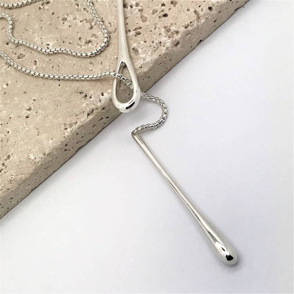 Lariat Drop Necklace By Lucy Quartermaine