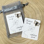 Thanks For Beeing The Best…Enamel Bee Pin Badge Brooch, thumbnail 9 of 12
