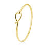 Boltons Gold Plated Tear Drop Bangle, thumbnail 3 of 4