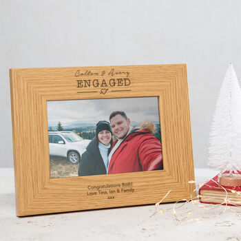 Wedding Images Engraved Personalised Photo Frame, 4 of 8