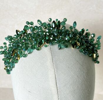 Emerald Green Headpiece, 3 of 5