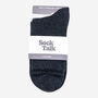 Pure Cashmere Luxury Ankle Socks Ethically Sourced Black, thumbnail 2 of 4