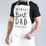 World's Best Dad Personalised Apron, thumbnail 1 of 5