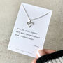 Mother's Heart Haiku Poem Silver Necklace, thumbnail 1 of 3
