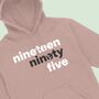 Modern Birth Year In Words Hoodie, thumbnail 5 of 8