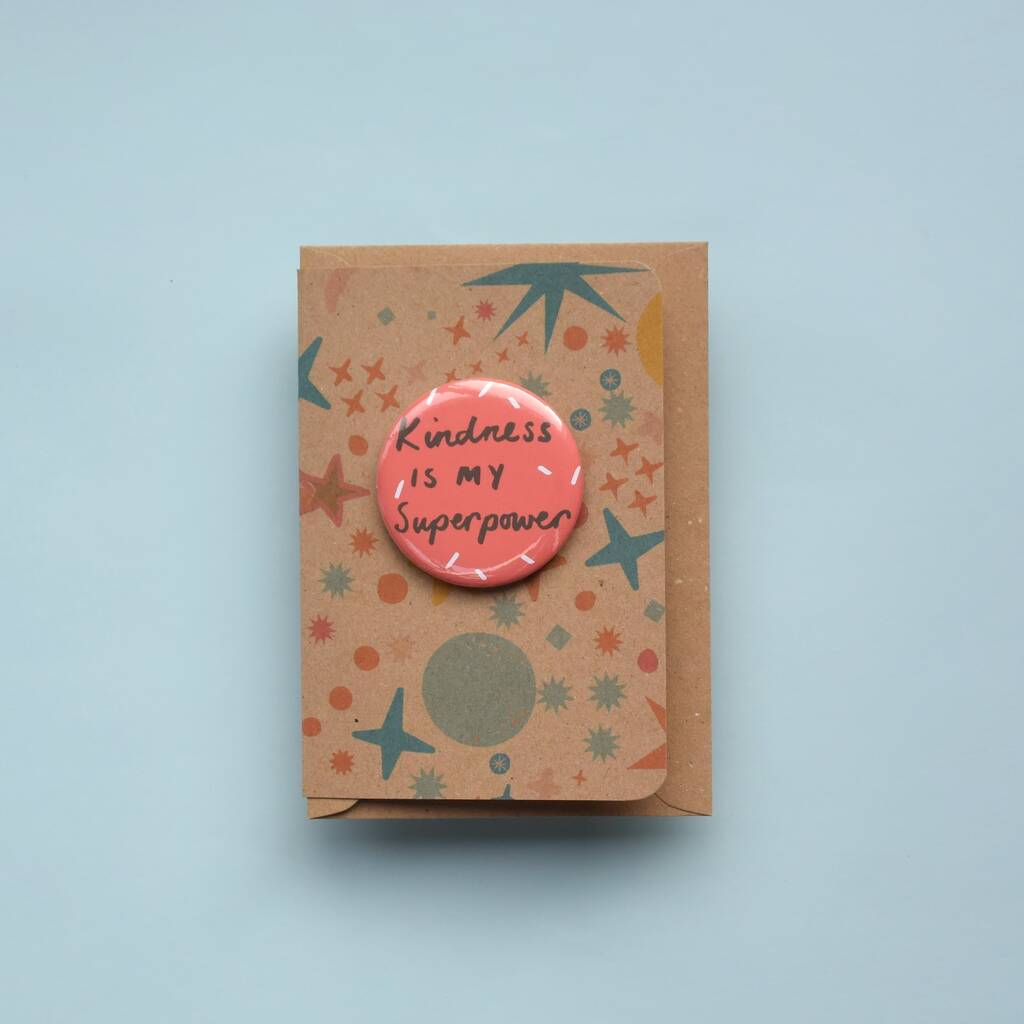 Kindness Is My Superpower Magnet Card By Paper And Inc