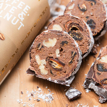 Coffee, Date And Walnut Chocolate Salami, 8 of 8