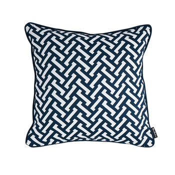 Zig Zag Pattern Cotton Cushion, 10 of 10