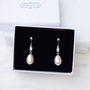 Pearl Deco Inspired Clip On Earrings, thumbnail 1 of 4