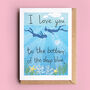 Snorkelling Valentine Or Anniversary Card, thumbnail 1 of 2
