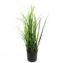Artificial Grass Plant With Peach Dusty Pink Planter, thumbnail 2 of 8