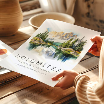 Dolomites Travel Poster, 2 of 7