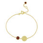 Bali Personalised Solid Gold And Birthstone Bracelet, thumbnail 2 of 12