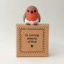 In Loving Memory Of Mum Tiny Little Gifts Bobbin Robin, thumbnail 1 of 4