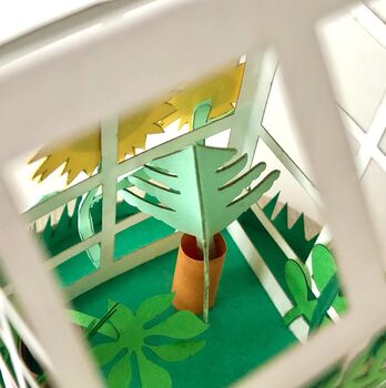 Greenhouse Paper Craft Kit, 7 of 10