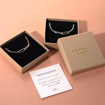 Mother And Daughter Linked Bracelet, 3 of 9