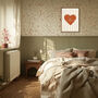Heart Quote Nursery Art Print, thumbnail 2 of 4