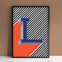 Colourful Bold Alphabet Letters Art Print Gallery Wall, thumbnail 8 of 12