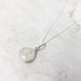 Moonstone June Birthstone 925 Sterling Silver Necklace, thumbnail 1 of 7