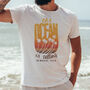 Personalised The Ocean Is Calling Mens Holiday T Shirt, thumbnail 1 of 2