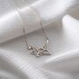 'Symbol Of Hope' Geometric Origami Crane Necklace, thumbnail 6 of 9