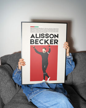 Alisson Liverpool Football Poster, 3 of 6