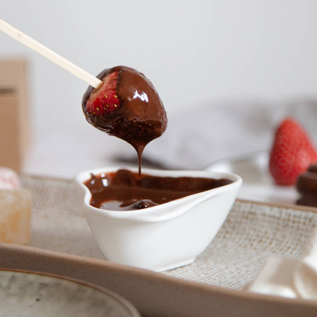 Night In Chocolate Fondue Dipping Set By Quirky Chocolate