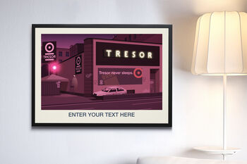 Personalised Tresor Nightclub Poster, 4 of 6