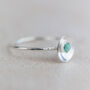 Sterling Silver Birthstone Dome Ring, thumbnail 4 of 12