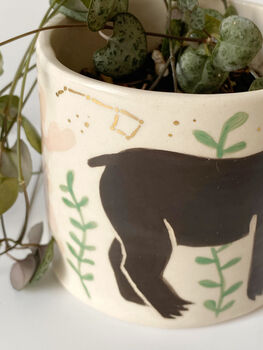 'The Bear And The Hare' Ceramic Planter, 6 of 6