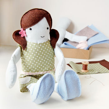 Personalised Make Your Own Doll Sewing Kit, 3 of 12