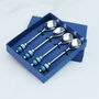 Teaspoon Set, Aqua, thumbnail 1 of 3