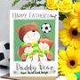 Personalised Bear Football Father's Day Card, thumbnail 4 of 7