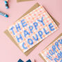 The Happy Couple Wedding Card, thumbnail 2 of 2