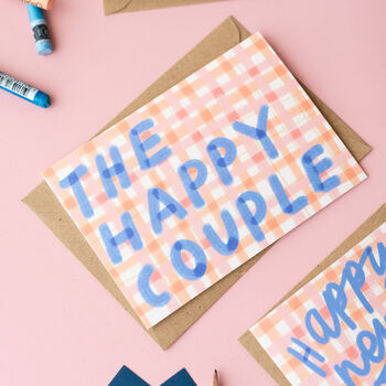 The Happy Couple Wedding Card, 2 of 2