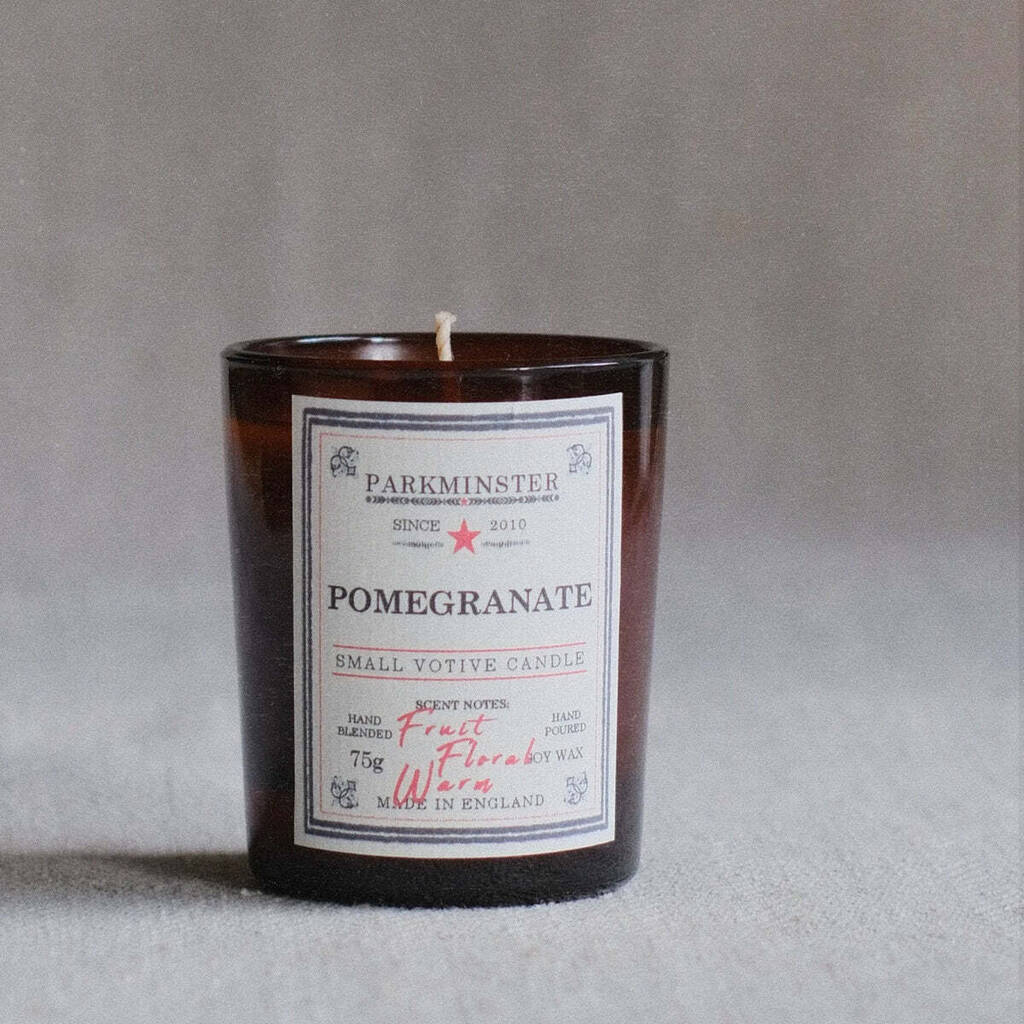 Small Votive Candle Pomegranate, 1 of 3