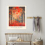 Gustav Klimt Forest Art Print, thumbnail 2 of 3