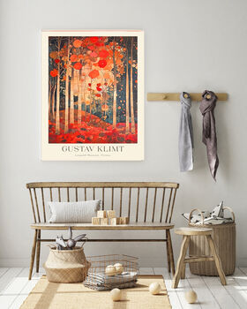 Gustav Klimt Forest Art Print, 2 of 3
