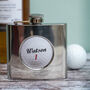 Personalised Golf Hip Flask, thumbnail 1 of 5