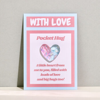 Letterbox Keepsake Greeting Card Pocket Hugs Gift, 2 of 9