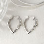 Sterling Silver Casablanca Hoops, thumbnail 1 of 2