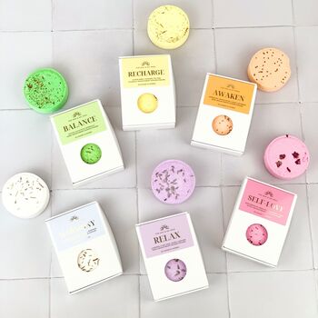 Awaken Aromatherapy Shower Steamer Gift⎜Mint Lemon Citrus Scent⎜Energising Summer Spa Gift For Her, 6 of 6