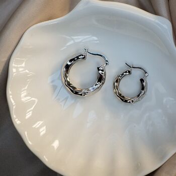 Mini Chateau Hoops Sterling Silver, 4 of 6