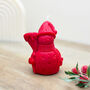 Festive Red Snowman Christmas Candle Decoration, thumbnail 5 of 6