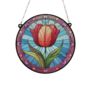 Tulip Stained Glass Effect Suncatcher, thumbnail 6 of 6