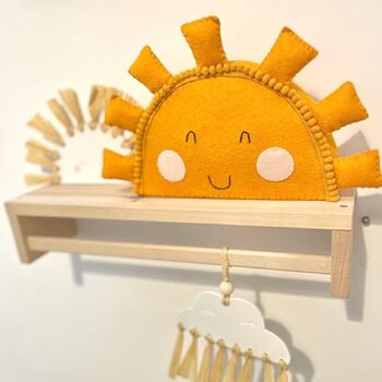 Felt Half Sun Decoration, 5 of 7