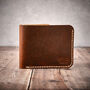 Personalised Bespoke Leather Bifold Wallet Six Slots, thumbnail 7 of 11