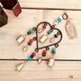 Handmade Recycled Metal Heart Wind Chime With Beads, thumbnail 1 of 8