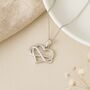 Personalised Sterling Silver Infinity Heart Necklace, thumbnail 3 of 9